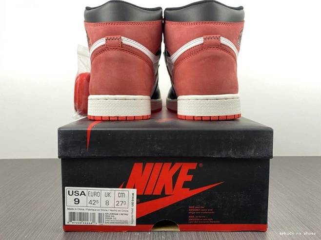 Rep 1 'Track Red' Jordan 555088-112 Retro Air High OG 0629